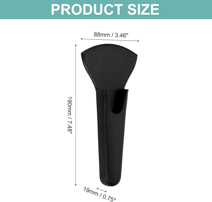 uxcell Magnetic Scissor Holder, 7.48" x 3.46" Plastic Scissors Cover Durable Waterproof Protector Portable with Long Magnetic Absorber for Kitchen Shears, Black
