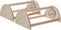Chick Roosting Bar for Brooder Portable Wooden Perch Stand Dual Functionality Chicken Swing for Indoor Outdoor Use Activity for Growing Chickens Brooders