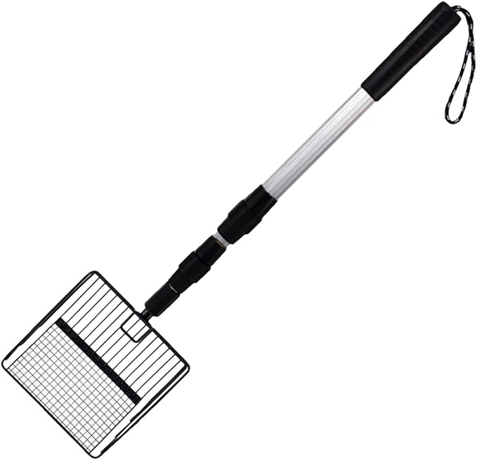 Coop Rake Tool - Stretchable Chicken Cleaning Accessory, Poop Shovel with Debris Separator | Sand Bedding Cleanup Tool, Chicken Coop , Rake with Efficient Removal Use