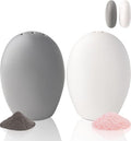 Comfify Salt & Pepper Shakers – White & Grey Ceramic – Contemporary Kitchen Decor