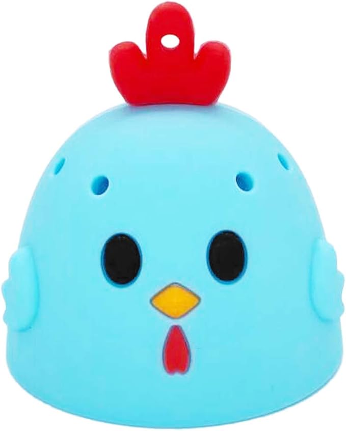Egg Cleaning Brush - Silicone Egg Washer - Reusable - Blue