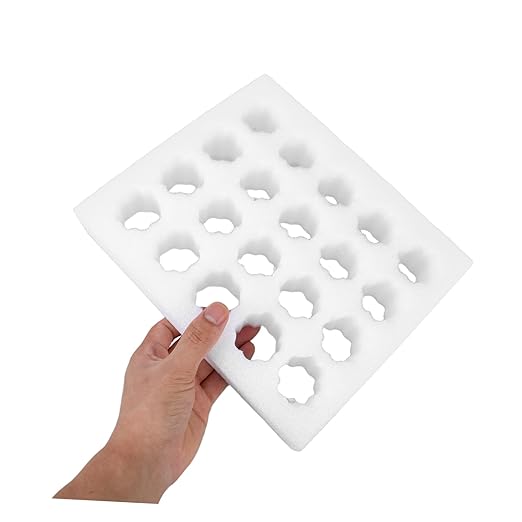 Shatterproof Egg Holder Foam Egg Trays for Safe Transport Storage Capacity Reusable Packing Container for Shipping Fridge Organization