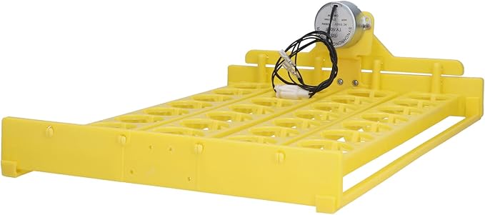 CUEA Plastic Egg Incubator Tray, Sufficient Power Safe Hatching Fully Automatic Egg Turner for Goose for Birds for Chicken(#1)