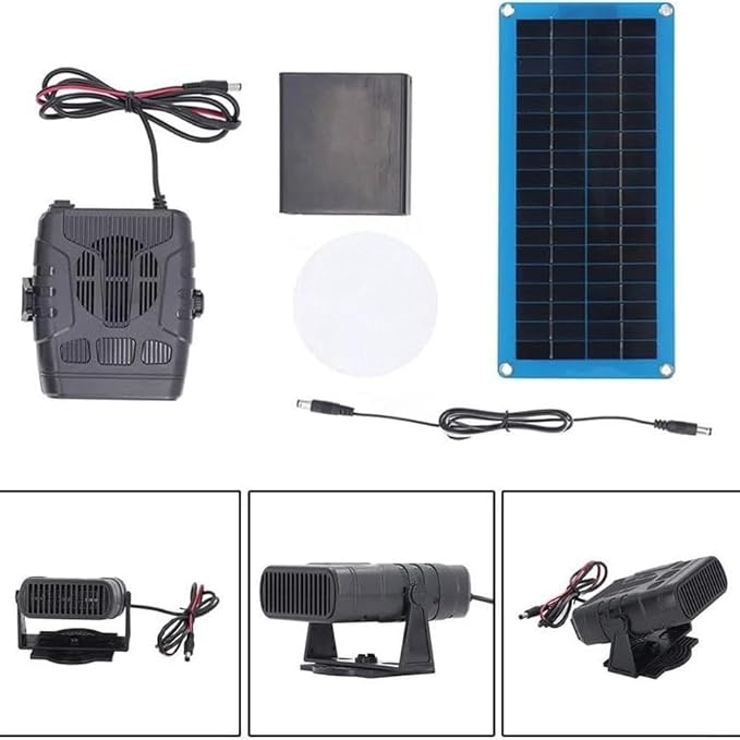 Solar Heater for Chicken Coop,30W Solar Heater For Greenhouse,Chicken Coop Heaters for Winter,Portable Waterproof SolarPanel Heaters With Overheating Protection For Car,Pets,Coops,Pens & Stables