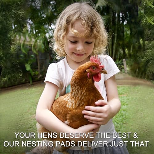 Chicken Nest for Chicken Coop, Handmade Woven Flat Base Straw - One Size, yellow, 2 Pack - Image 7