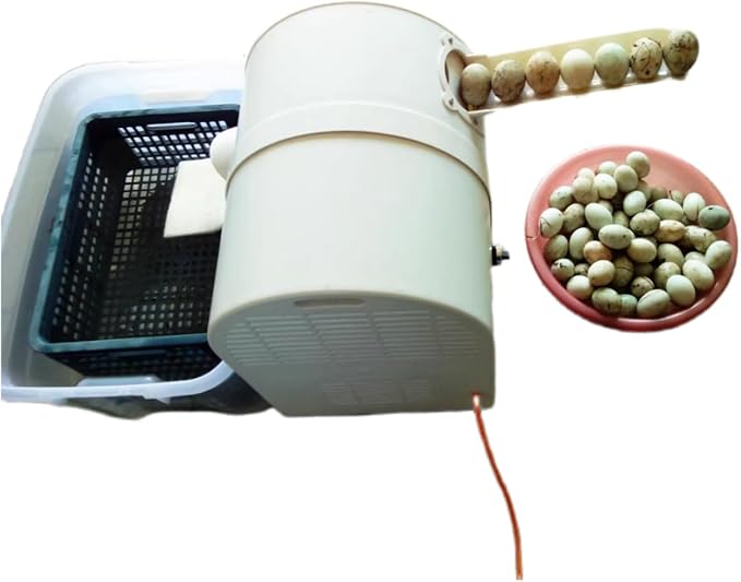 Automatic Electric Egg Washing Machine – 2300 Pcs/H Egg Washer with Roller Brush, Suitable for Chicken, Duck, and Goose Eggs (220V)