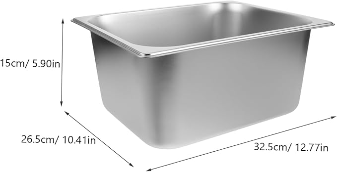 Luxshiny Stainless Steel Rice Storage Container Capacity Airtight Kitchen Storage Bin for Grains and Flour Compact Design for Cabinet Organization and Space-saving