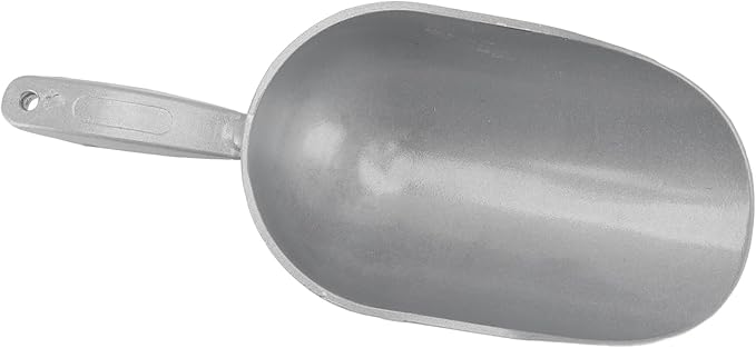 Pet Food Scoop Durable Aluminum Alloy Grain Shovel for Poultry Dog Cat Feed Ideal for Kitchen Shop Use