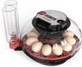 Incubators for Hatching Eggs, 12 Egg Incubator with Automatic Egg Turning and Humidity Control, 360° View Incubadora