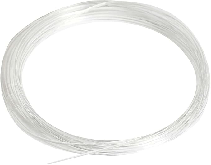 Efavormart 9 FT Clear Plastic Craft Wire, Invisible Hanging Wire for Flower Arrangements for DIY, Bouquet Wrapping, Craft Projects Finishing, Binding, Flower Bouquets Production, Decoration