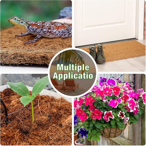 2 Pack Nest Box Pads Laying Hen Nesting Pads Brooder Pads Liners Excelsior Chicken Bedding - 30*30 cm/12*12 in, Brown, Coconut Palm Fiber - Image 7