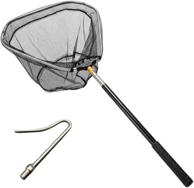 Chicken Catching Net, Telescopic Chicken Catcher with Stainless Steel Tube Extension, Poultry Hook for Birds, Dogs, and Small Animals, Décorations de Jardin