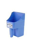 Little Giant® Plastic Enclosed Feed Scoop | Heavy Duty Durable Stackable Livestock Feed Scoop with Measure Marks | Livestock Handling Scoop | Farm, Ranch & Pet | 3 Quart | Berry Blue