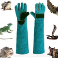 Animal Handing Gloves Bite Proof,Leather Welding Gloves,Multipurpose Puncture Proof Glove for Dog,Cat,Reptile,Snake
