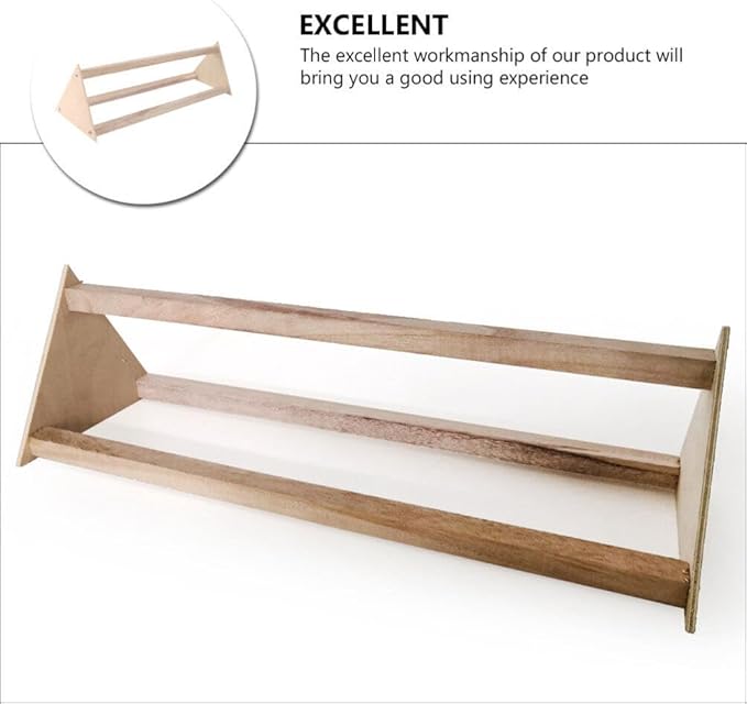 POPETPOP Chicken Perch - Wooden Chicken Roosting Bar Bird Perch Coop Accessories Chick Stand Trainning Toy Coop Toys for Hens Chicks Birds