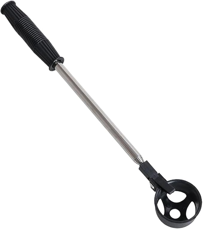 Egg Grabber Telescopic Tool - Stainless Steel, Extendable Egg Nut Collector | Long Reach Grabber For Chicken Coops Poultry Houses Farms Yards Gardens, Multi-Functional Outdoor Eggs Picker, Easy Harves