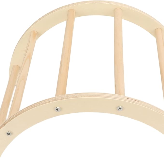 Wooden Chicken Perch Stand Arch Shape Stable Structure Chick Roosting Bar Grinding for Pet Coop Farm House Garden