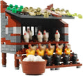 NW2 NW Farm Building Blocks Park Sencery Accessories Plant Set Building Bricks Kit DIY Building Set Compatible All Major Brands (Chicken coop#1)