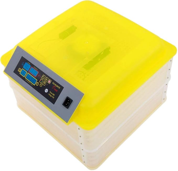 ROVSUN Egg Incubator with Automatic Turner Intelligent Temperature & Humidity Control for for Hatching Eggs Chicken Ducks Goose Birds Hatching Poultry Hatcher W/Three Output Channels (112 Eggs)