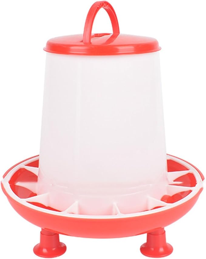 Chicken Feeder,Plastics Hanging Chick Feeder,Poultry Food Dispenser,No Waste,Automatic Chicken Food Dispenser,for Poultry Bird Supplies