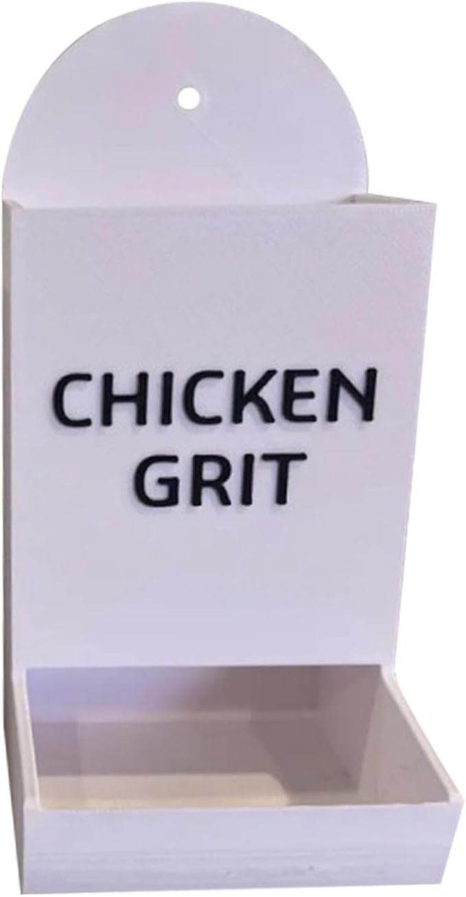 Gravel Feeder - Oyster Shell and Grit Feeder, Versatile Oyster Shell Feeders for Chickens,Hanging Chicken Feeders Trough,Precision Nutrition, Chickens Coop Accessories for Poultry (b)
