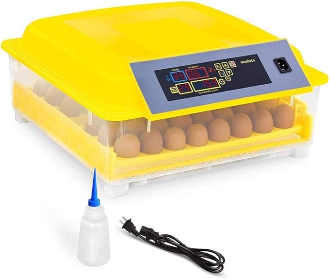 Egg Incubator Automatic Turning Digital Poultry Hatcher with Temperature Control Breeder for Hatching Chicken Duck Goose Quail Birds Turkey, 48 Eggs (Size : 110v)(220V)