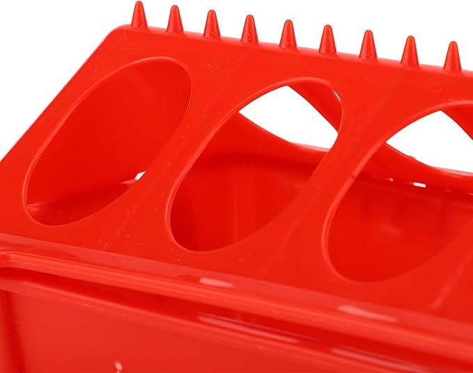 Automatic Poultry Feeder, 12 Holes, Mess Proof, Hygienic Design, Easy Refill and Cleaning, for Chickens, Ducks, Pigeons, Waste Reduction