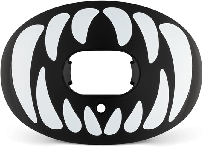 Battle Oxygen Predator Football Mouthguard – Maximum Oxygen Sports Mouth Guard – Mouthpiece Fits With or Without Braces – Impact Shield Protector for Lips and Teeth