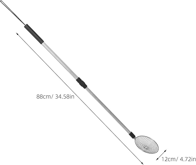 Chicken Egg Grabber: 17.32" to 29.53" Extendable Egg Picker Tool Anti-Slip - Long Reach Grabber for Collecting from Coop Poultry Nest and Farm