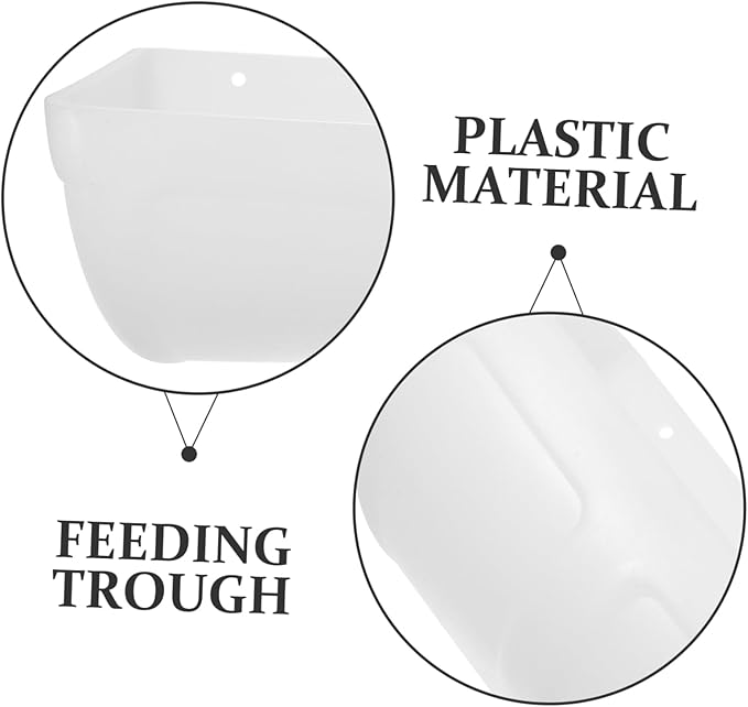 Automatic Chicken Feeder for Poultry Spill Hanging Feeding Container for Chickens and Game Birds Easy to Clean for