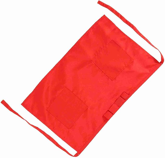 Ymiko Apron, Half Length Aprons With Pockets for Kitchen or Serving