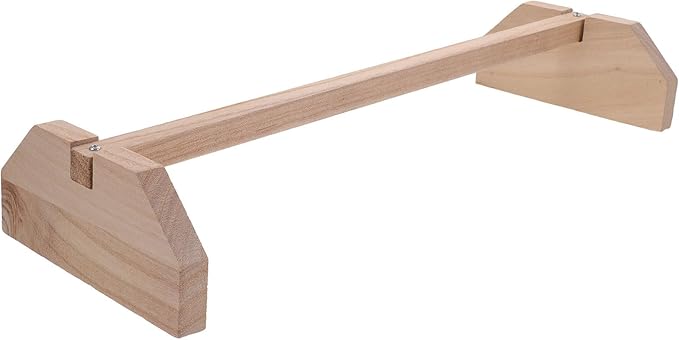 Chicken Jungle Gym Roosting Bar: Wooden Standing Perch Ideal for Backyard Coops, Farms, Easy to Assemble and Clean, 15.7 X 5.9 X 2.6 in