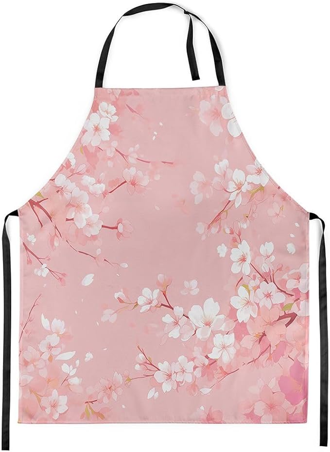 jejeloiu Cartoon Cats Apron for Women Men 26"x31"