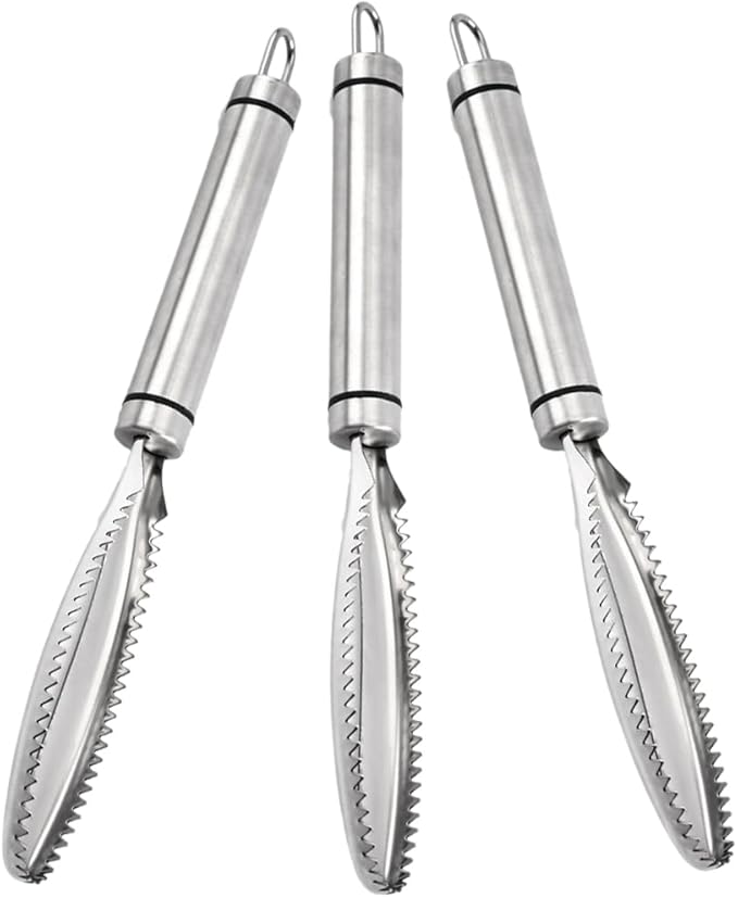 Stainless Steel Chicken Lung Scraper Handheld Poultry Processing Tool Ergonomic Design 9.44 Inch for Farm and Home Use