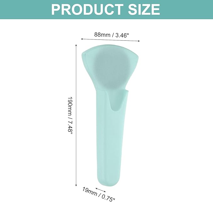 uxcell Magnetic Scissor Holder, 7.48" x 3.46" Plastic Scissors Cover Durable Waterproof Protector Portable with Round Magnetic Absorber for Kitchen Shears, Blue
