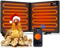 Chicken Coop Heater for Winter with Remote APP Control - Black 2G-APP by PETNF