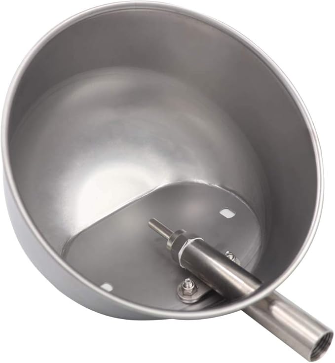 Stainless Steel Automatic Pig Waterer System Automatic Waterer for Pig Water Bowl Heavy Duty (L)