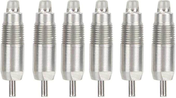 6Pcs Automatic Chicken Waterer Kit, Stainless Steel Poultry Drinking Nipple System for Ducks Chickens Farm Use Equipment