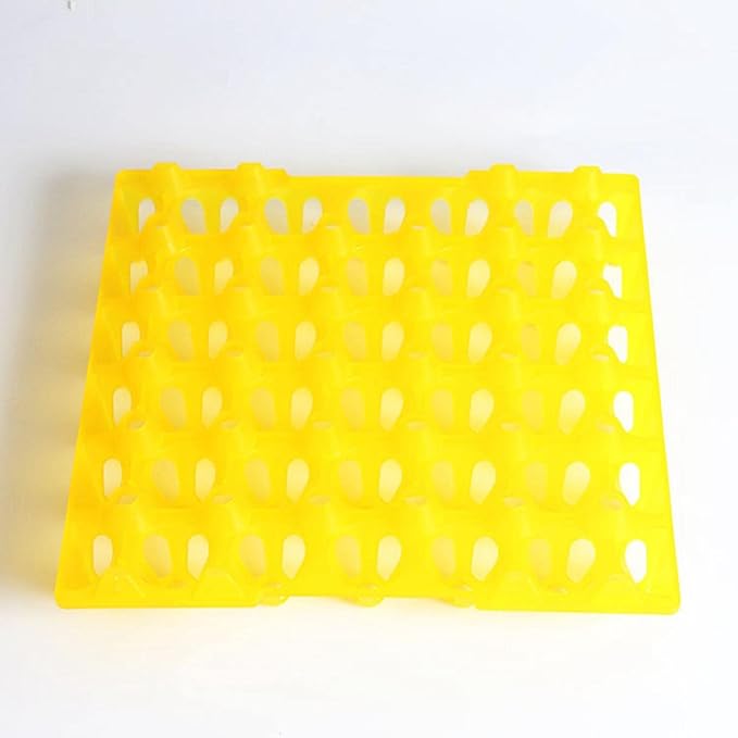 Farm Egg Container Long Distance Transport Breathable Egg Holder, Yellow