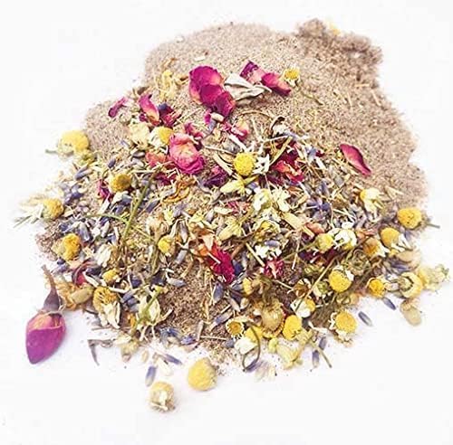 Pampered Chicken Mama Floral Dust Bath with Premium Herbs & Flowers: All Natural Poultry Supplies for Hens Who Love Bathing in Chicken Coops - Pick Me Up Floral Dust Bath (20 pounds)