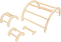 Chicken Perch, Wooden Chicken Roosting Bar Chicken Wood Stand Arch Shape Chicken Toy Multipurpose Bird Perch Stand for Chick Hamsters Gerbils and Small Animals