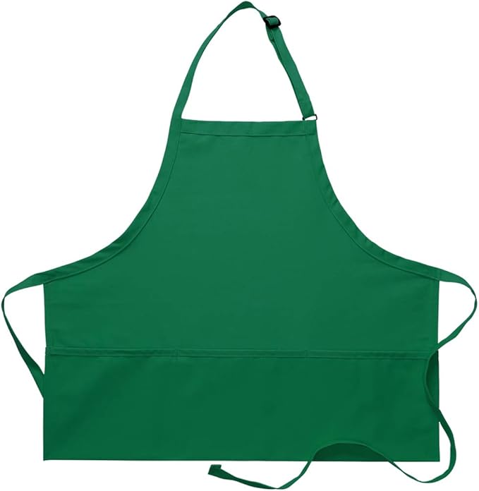 DayStar Apparel 200XL Extra Large Three Pocket Bib Apron