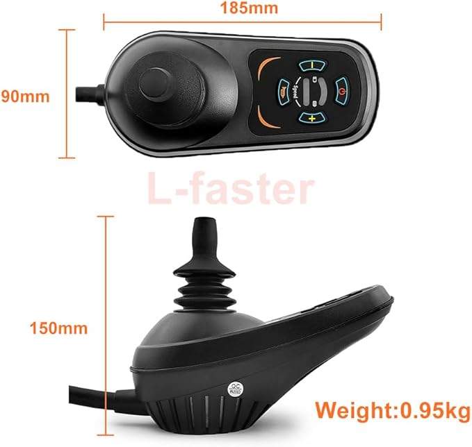 Dual Drive Motor Wheel Kit for Electric Agricultural Tool, Tiller, Garden Farm, Hand Cart, L-faster, 10 Inch Tire, 24V, 700W (with remote, Max speed 6kph)