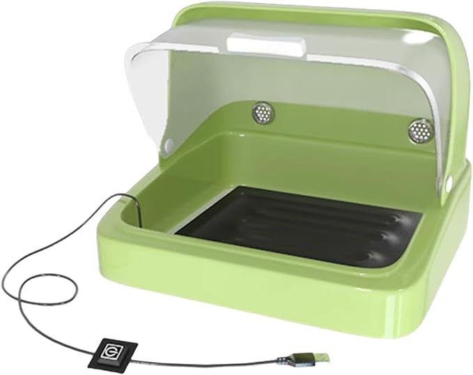 Chicken Brooder Box - Bird Incubator Brooding Box, Chick Warmer with Visual Nesting, 3 Temperature Heating Pad, Poultry Habitat Supplies, Parrots Ducklings Hatchery Equipment