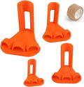 4-Piece Poultry Leg Splint Set with Holes- Professional Bumble Foot Treatment for Chickens & Duck for Fractures,Curled Toes,Osteoarthritis,Complete Bumblefoot Treatment Solution for All Growth Stages