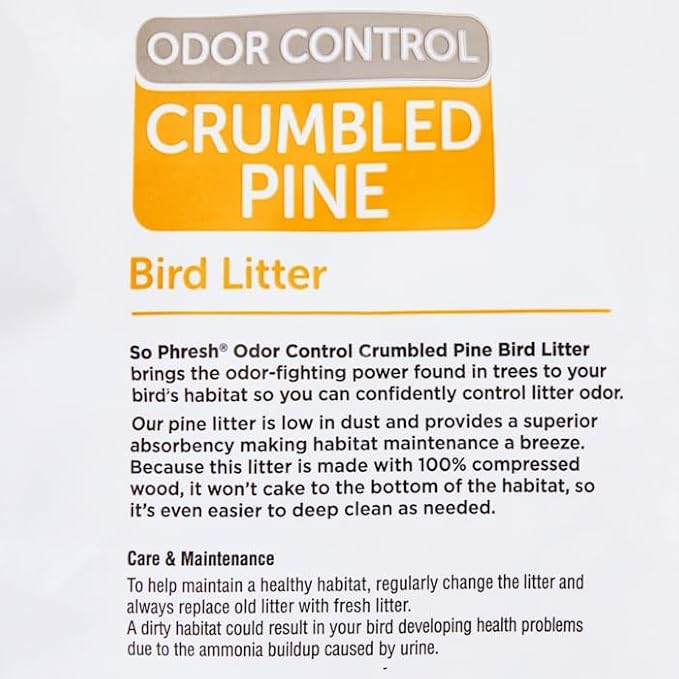 So Phresh Odor Control Crumbled Pine Bird Litter 10 lbs.