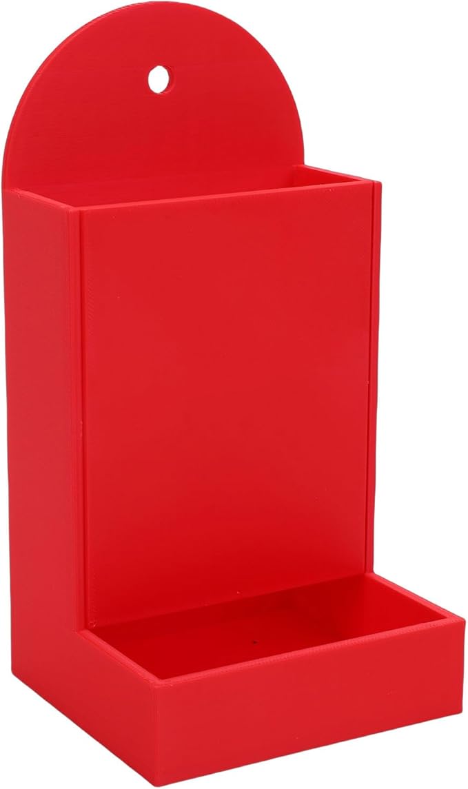 Zerodis Chicken Feeder Hanging Automatic PVC Feed Dispenser with Red Color Large Capacity for Chickens Ducks and Quails