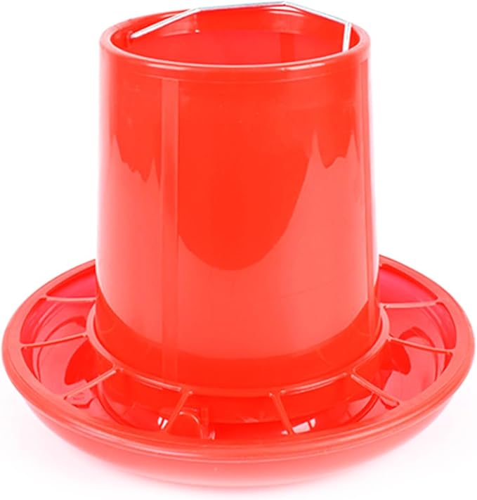 Chick Feeder Waterer Kits for Chick QuailsHen Hanging Poultry Food Water Container for Outdoor Farm Coops Outdoor Chicken Feeder Chicken Feeding Accessories Hanging Chicken Feeder Poultry Feeding