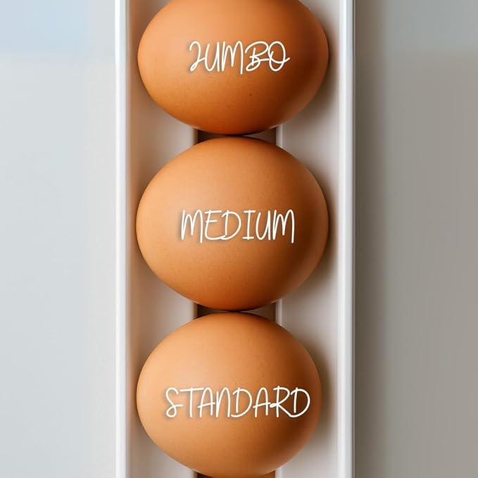 Egg Dispenser – Rolling Egg Holder for Fridge | Holds 30 Eggs, BPA-Free, Space-Saving Design | Modern Kitchen Organizer