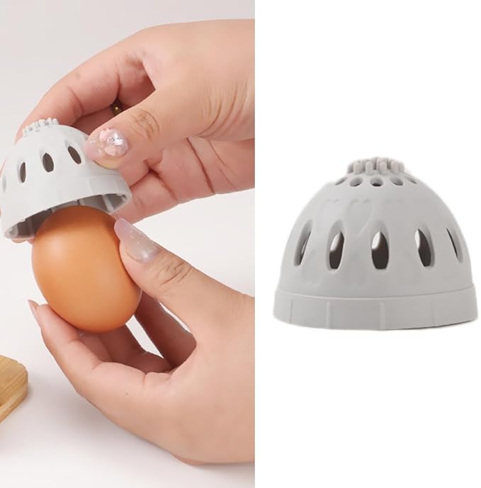 2 Pack Egg Washer Egg Brush Rotating Scrabber Chicken Coop Remover Cleaning Tool Silicone Egg Cleaner for Farm Fresh Eggs Backyard Chickens Duck Egg Washing Eggs Potatoes